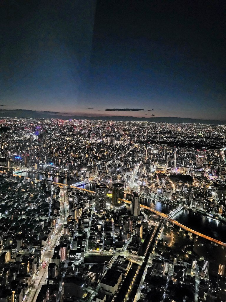 Vue depuis la Tokyo Skytree - 14,53€ pour l'entrée