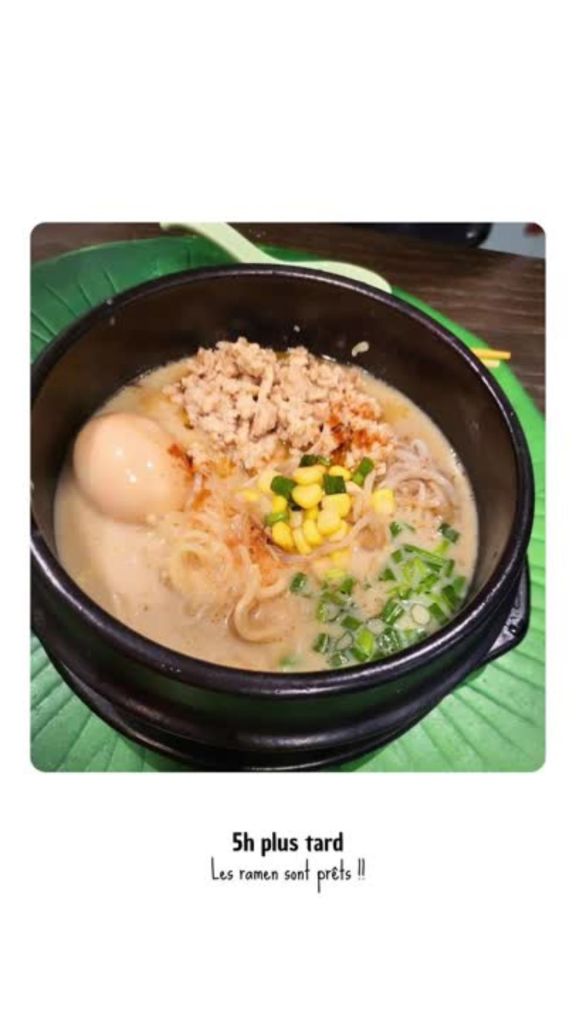 Nos ramens ! /
EN: our ramen !